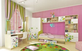 Детская комната Флёр (Белый/корпус Клен) в Бийске - bijsk.katalogmebeli.com | фото 4