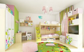 Детская комната Флёр (Белый/корпус Клен) в Бийске - bijsk.katalogmebeli.com | фото 6