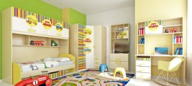 Детская комната Клаксон (Бежевый/корпус Клен) в Бийске - bijsk.katalogmebeli.com | фото 5