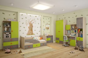 Детская комната Пуговка в Бийске - bijsk.katalogmebeli.com | фото