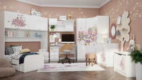 Детская комната Совушки (Белый/корпус Выбеленное дерево) в Бийске - bijsk.katalogmebeli.com | фото 2