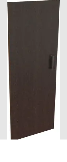 Дверь из ЛДСП к узкому стеллажу К-974. Ф Венге в Бийске - bijsk.katalogmebeli.com | фото