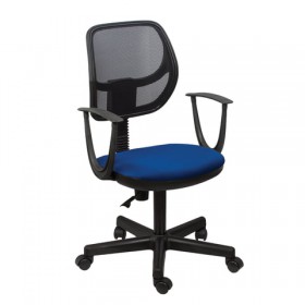 Кресло BRABIX Flip MG-305 (сине-черный) в Бийске - bijsk.katalogmebeli.com | фото 3