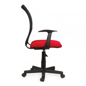 Кресло BRABIX Spring MG-307 (красно-черный) в Бийске - bijsk.katalogmebeli.com | фото 3