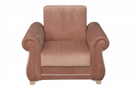 Кресло для отдыха "Порто" (велюр киви корица / микровельвет крем) в Бийске - bijsk.katalogmebeli.com | фото 8