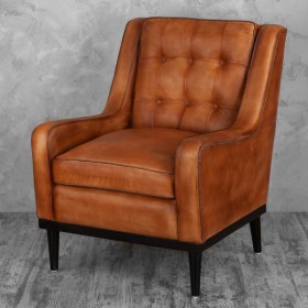 Кресло кожаное Элегант (Бордовый) в Бийске - bijsk.katalogmebeli.com | фото 2