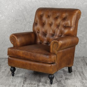 Кресло кожаное Чарльз в Бийске - bijsk.katalogmebeli.com | фото
