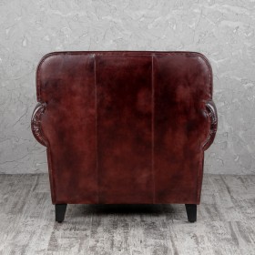 Кресло кожаное Элегант (Бордовый) в Бийске - bijsk.katalogmebeli.com | фото 5