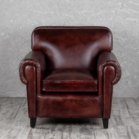 Кресло кожаное Элегант (Бордовый) в Бийске - bijsk.katalogmebeli.com | фото 7