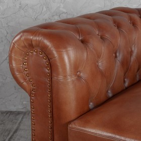 Кресло кожаное Лофт Честер (кожа) в Бийске - bijsk.katalogmebeli.com | фото 3