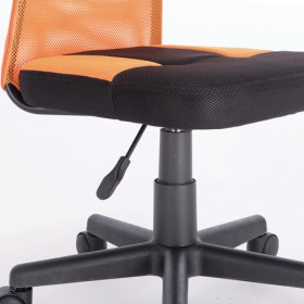 Кресло компактное BRABIX Smart MG-313 (черный, оранжевый) в Бийске - bijsk.katalogmebeli.com | фото 5