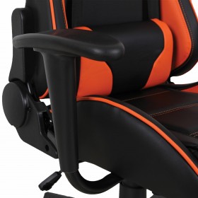 Кресло компьютерное BRABIX GT Racer GM-100 (черный, оранжевый) в Бийске - bijsk.katalogmebeli.com | фото 3