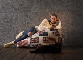 Кресло-мешок Британский Флаг в Бийске - bijsk.katalogmebeli.com | фото 3