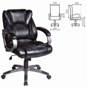 Кресло офисное BRABIX Eldorado EX-504 (черный) в Бийске - bijsk.katalogmebeli.com | фото