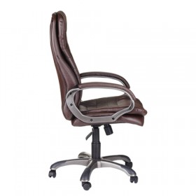 Кресло офисное BRABIX Omega EX-589 (коричневое) в Бийске - bijsk.katalogmebeli.com | фото 2
