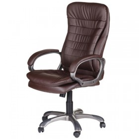 Кресло офисное BRABIX Omega EX-589 (коричневое) в Бийске - bijsk.katalogmebeli.com | фото 4