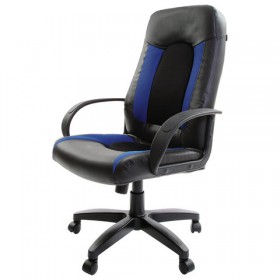 Кресло офисное BRABIX Strike EX-525 (сине-черный) в Бийске - bijsk.katalogmebeli.com | фото 5