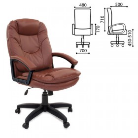 Кресло офисное BRABIX Trend EX-568 (коричневый) в Бийске - bijsk.katalogmebeli.com | фото