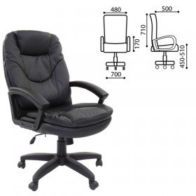Кресло офисное BRABIX Trend EX-568 (черный) в Бийске - bijsk.katalogmebeli.com | фото