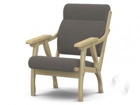 Кресло Вега-10 (бесцветный лак/ULTRA STONE) в Бийске - bijsk.katalogmebeli.com | фото