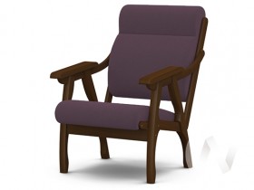 Кресло Вега-10 (орех лак/ULTRA PLUM) в Бийске - bijsk.katalogmebeli.com | фото