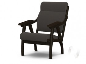 Кресло Вега-10 (венге лак/ULTRA GRAFIT) в Бийске - bijsk.katalogmebeli.com | фото