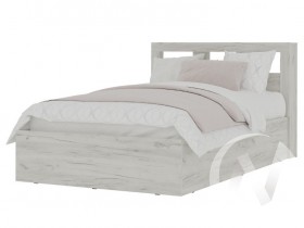 Кровать 1,2 МС Гранд (дуб крафт белый) в Бийске - bijsk.katalogmebeli.com | фото
