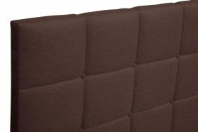Кровать "Диана" ш. 1400 (Н=1010мм) (жаккард шоколад) в Бийске - bijsk.katalogmebeli.com | фото 5