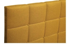 Кровать "Диана" ш. 1600 (Н=1010мм) (жаккард горчица) в Бийске - bijsk.katalogmebeli.com | фото 5