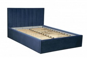 Кровать "Юнона" ш. 1600 (Н=1020мм) (ягуар нэви) в Бийске - bijsk.katalogmebeli.com | фото