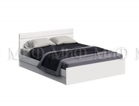 Кровать Нэнси New 1,4м (Белый/белый глянец) в Бийске - bijsk.katalogmebeli.com | фото