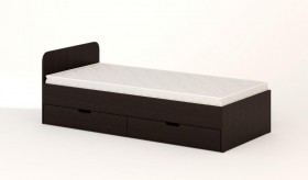 Кровать с ящиками 900 (Венге) в Бийске - bijsk.katalogmebeli.com | фото