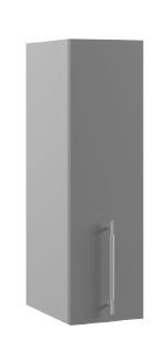 Квадро П 200 шкаф верхний (Ваниль кожа/корпус Серый) в Бийске - bijsk.katalogmebeli.com | фото