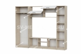 Мебель для гостиной МГС 3 Исполнение 1 Дуб Сонома / Белый в Бийске - bijsk.katalogmebeli.com | фото 3