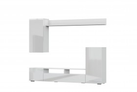 Мебель для гостиной МГС 4 (Белый/Белый глянец) в Бийске - bijsk.katalogmebeli.com | фото 7