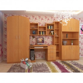 Детская Мишутка Комплект мебели (Вишня оксфорд) в Бийске - bijsk.katalogmebeli.com | фото 1