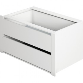 Модуль с ящиками для шкафа 600 Белый снег в Бийске - bijsk.katalogmebeli.com | фото