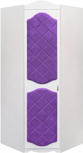Шкаф угловой Иллюзия 32 Фиолетовый в Бийске - bijsk.katalogmebeli.com | фото