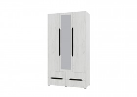 Шкаф 3-х створчатый с ящиками и зеркалом Вега (Прованс) в Бийске - bijsk.katalogmebeli.com | фото