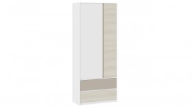 Шкаф для одежды комбинированный «Сканди» Дуб Гарден/Белый/Глиняный серый в Бийске - bijsk.katalogmebeli.com | фото