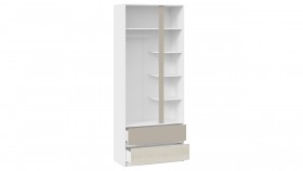 Шкаф для одежды комбинированный «Сканди» Дуб Гарден/Белый/Глиняный серый в Бийске - bijsk.katalogmebeli.com | фото 2
