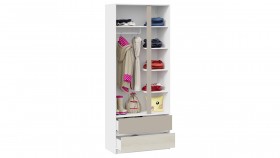 Шкаф для одежды комбинированный «Сканди» Дуб Гарден/Белый/Глиняный серый в Бийске - bijsk.katalogmebeli.com | фото 3