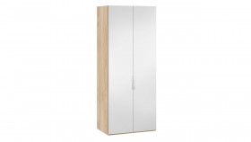 Шкаф для одежды с 2 зеркальными дверями «Эмбер» Яблоня Беллуно в Бийске - bijsk.katalogmebeli.com | фото