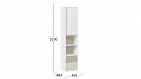 Шкаф комбинированный «Сканди» Дуб Гарден/Белый/Глиняный серый в Бийске - bijsk.katalogmebeli.com | фото 4