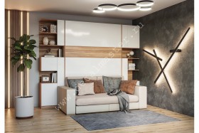Шкаф-кровать с диваном Дина в Бийске - bijsk.katalogmebeli.com | фото