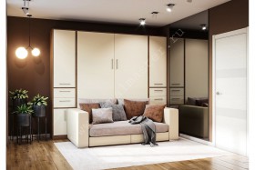 Шкаф-кровать с диваном Злата в Бийске - bijsk.katalogmebeli.com | фото 1