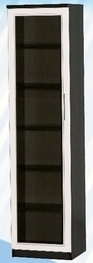 Шкаф средний со стеклодверью ДЛЯ ГОСТИНОЙ ШСС-450 Венге/Дуб выбеленный в Бийске - bijsk.katalogmebeli.com | фото