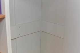 Шкаф угловой «Оксфорд» (Ривьера/Белый с рисунком) в Бийске - bijsk.katalogmebeli.com | фото 5