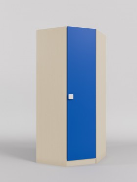 Шкаф угловой (угловая секция) Скай (Синий/корпус Клен) в Бийске - bijsk.katalogmebeli.com | фото