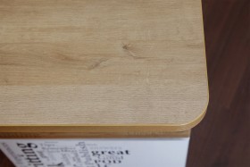 Угловой письменный стол с ящиками «Ривьера» Дуб Бонифацио/Белый в Бийске - bijsk.katalogmebeli.com | фото 5